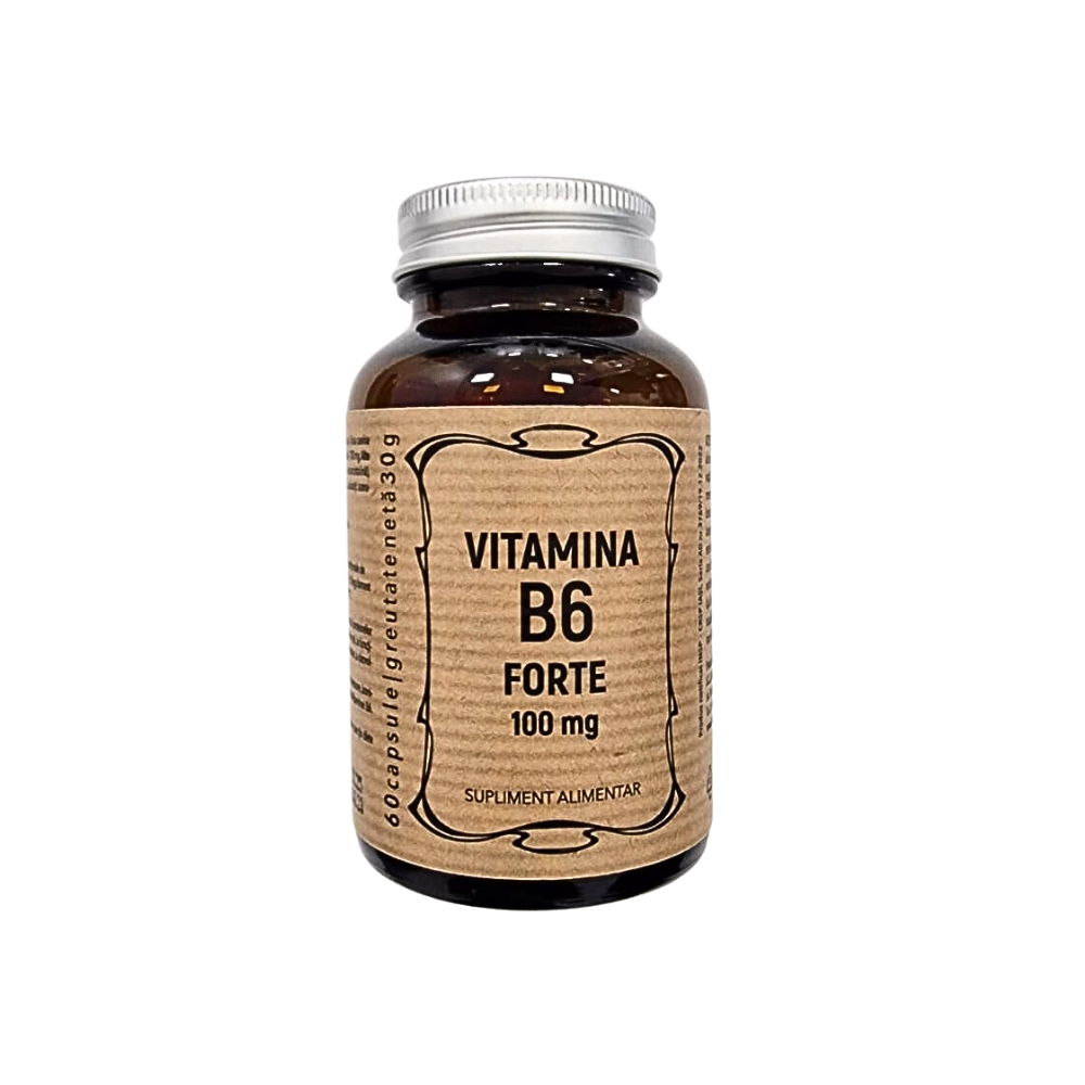 Vitamina B6 Forte 100 mg, 60 capsule, Remedia