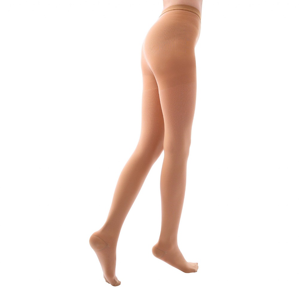 Ciorapi compresivi tip pantalon, 20-30 mmHg, XXL, Bej, Alina Style