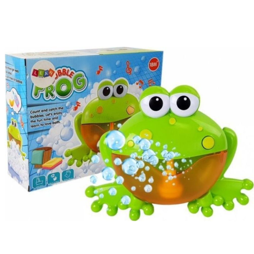 Jucarie muzicala de facut baloane din sapun, pentru cada Frog, Easycare Baby