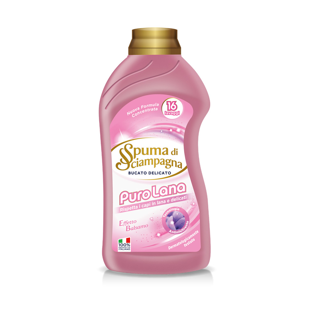 Detergent pentru lana si rufe delicate, 800 ml, Spuma di Sciampagna