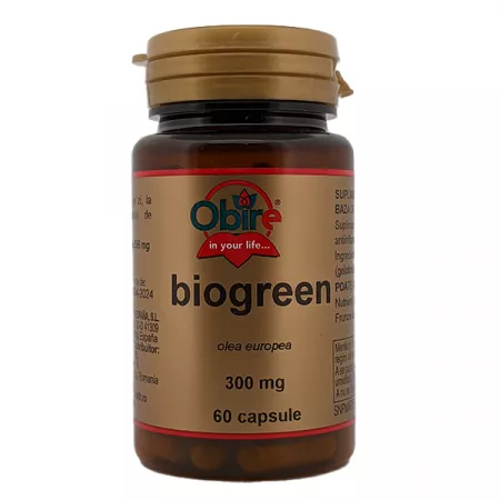 Biogreen, 300 mg, 60 capsule, Obire