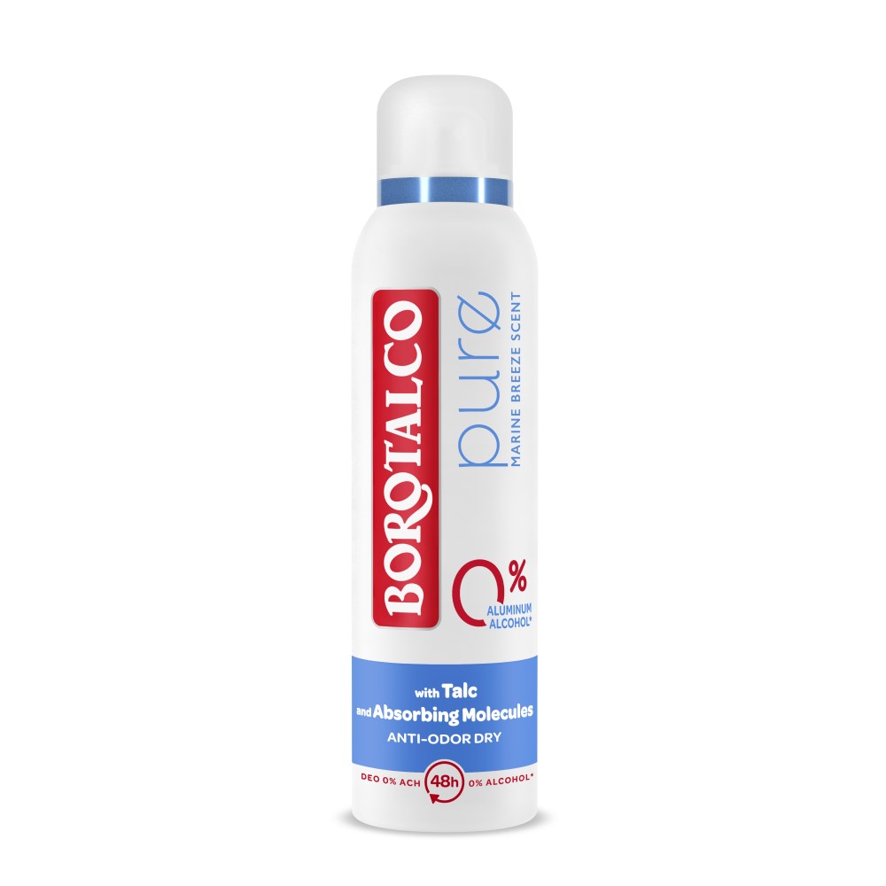 Deodorant spray Pure, 150 ml, Marine, Borotalco
