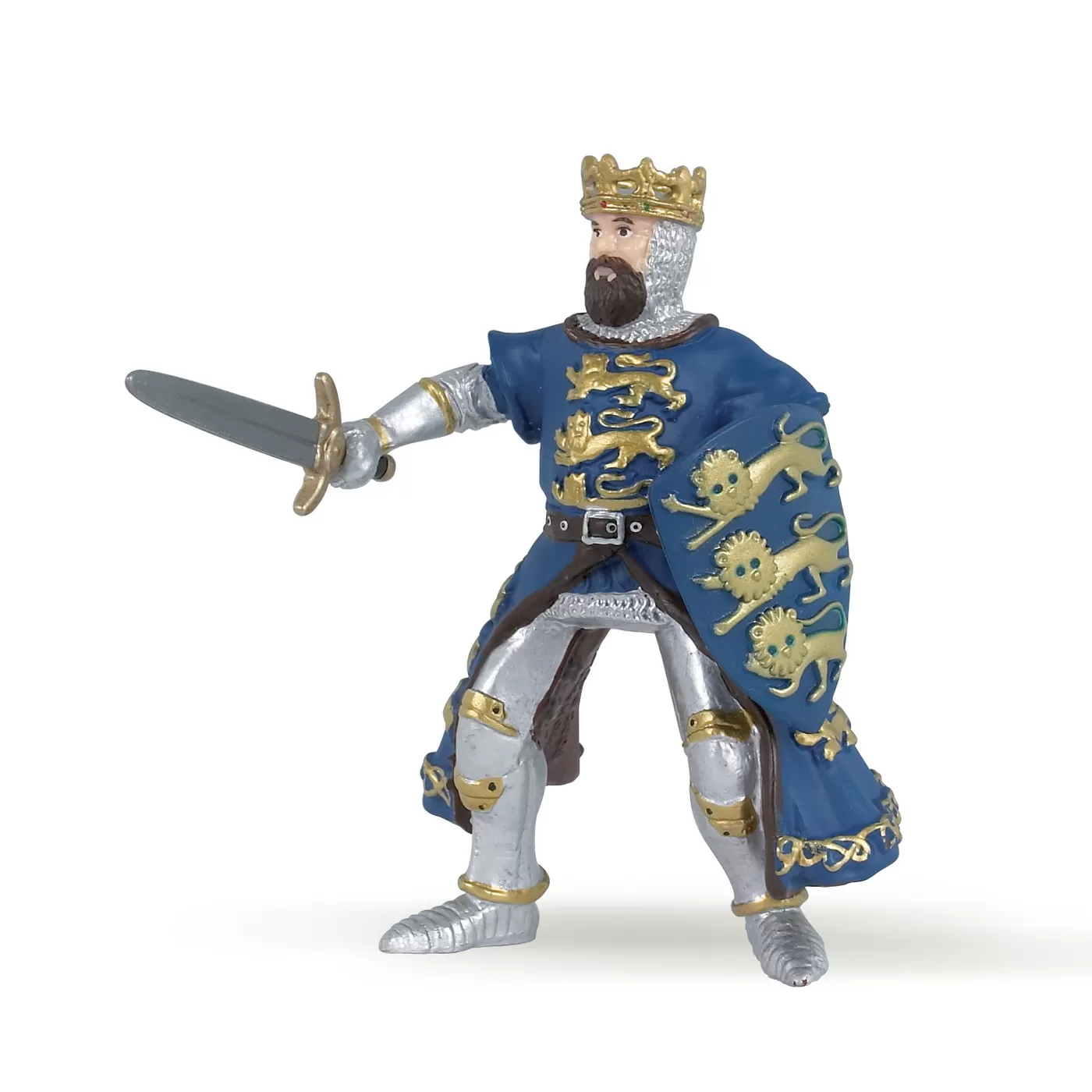 Figurina Regele Richard, Albastru, Papo