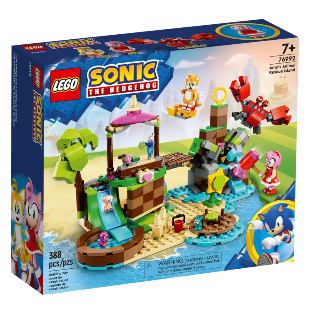 Insula lui Amy pentru salvarea animalelor Lego Sonic, 7 ani+, 76992, Lego
