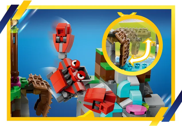 Insula lui Amy pentru salvarea animalelor Lego Sonic 76992