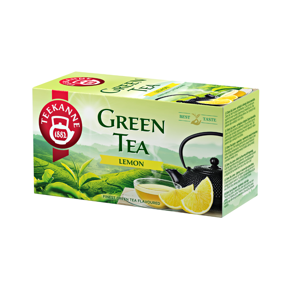 Ceai Green Tea Lemon, 20x1.8g, Teekanne