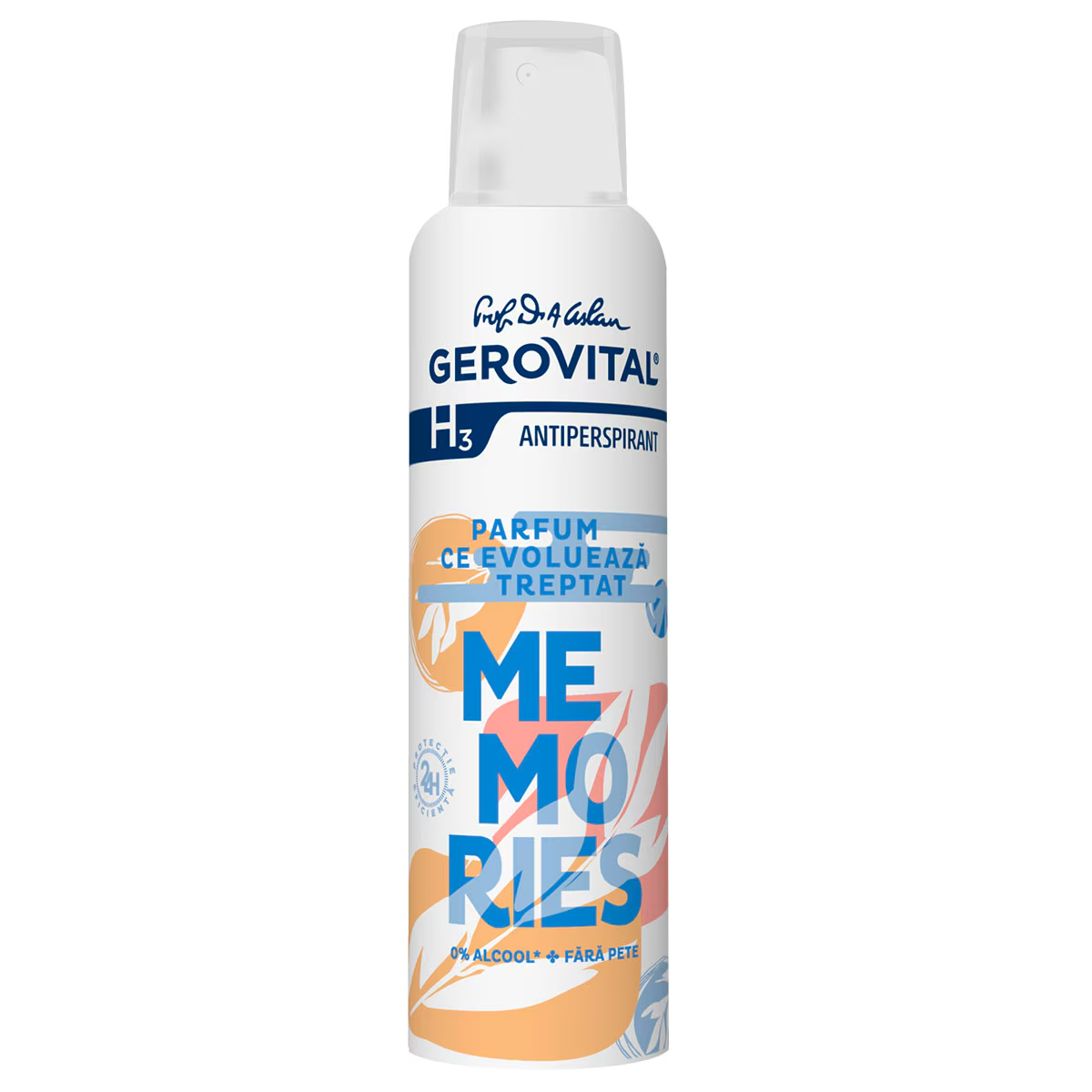 Antiperspirant Memories H3, 150 ml, Gerovital