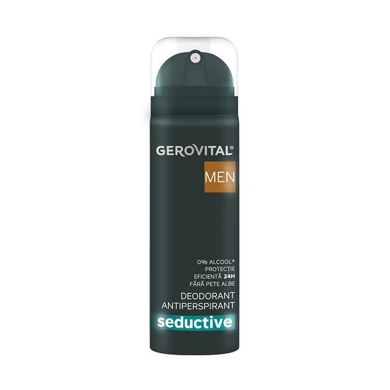 Deodorant antiperspirant, 150 ml, Men Seductive, Gerovital