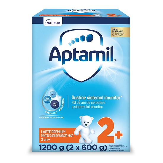 Formula de lapte praf Aptamil Junior 2+, 1200 gr, 24-36 luni, Nutricia