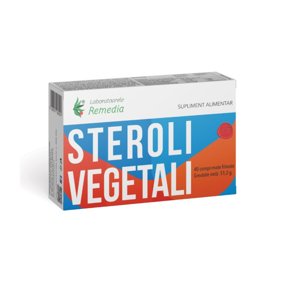 Steroli vegetali, 40 comprimate, Remedia