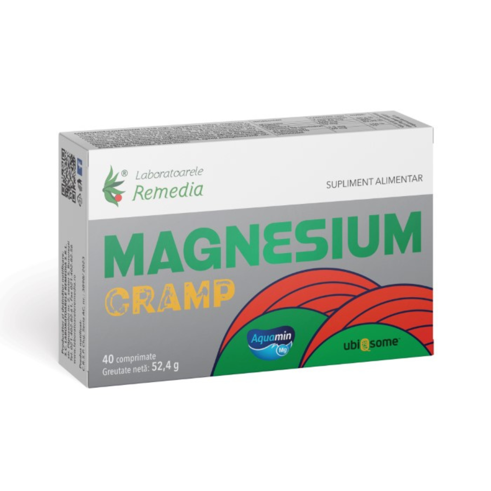 Magnesium Cramp, 40 comprimate, Remedia