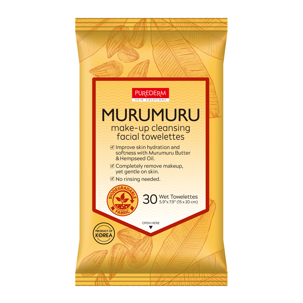 Servetele demachiante cu MuruMuru, 30 bucati, Purederm