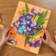 Set creativ Sensory Art Irises, 30 x 40 cm, Okto 579537