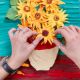 Set creativ Sensory Art Sunflowers, 30 x 40 cm, Okto 579545