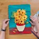 Set creativ Sensory Art Sunflowers, 30 x 40 cm, Okto 579544