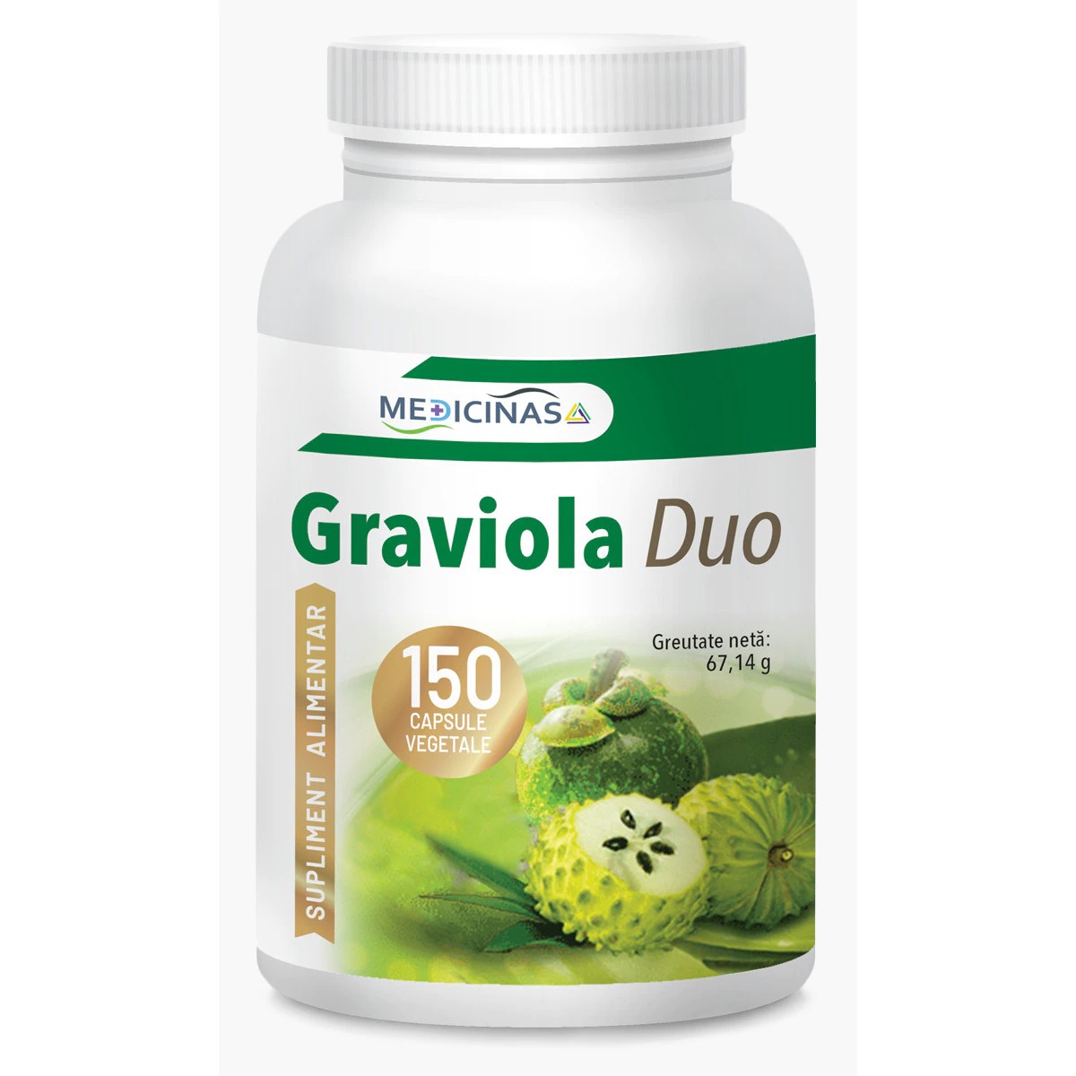 Graviola Duo, 150 capsule, Medicinas                           