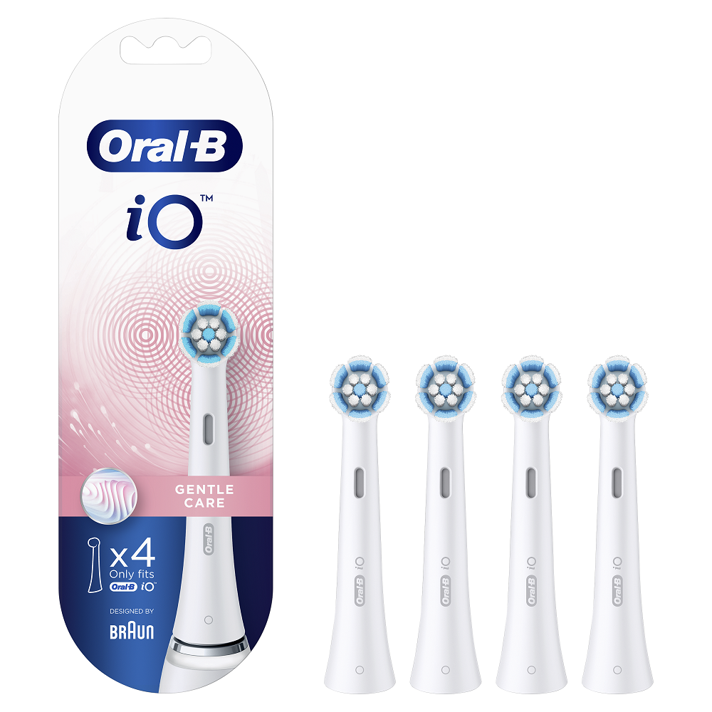 Rezerve pentru periuta de dinti electrica iO Gentle Care, 4 bucati, Oral B