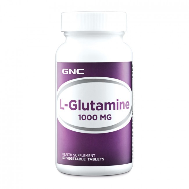 L-Glutamine, 1000 mg, 50 comprimate, GNC