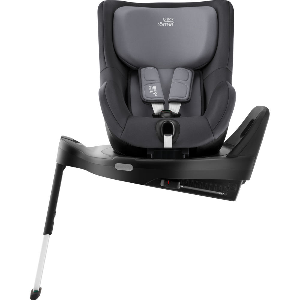 Scaun auto rotativ pentru copii cu baza inclusa Dualfix Pro M i-Size, 61-105 cm, Midnight Grey, Britax 580018