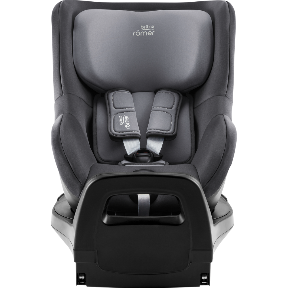 Scaun auto rotativ pentru copii cu baza inclusa Dualfix Pro M i-Size, 61-105 cm, Midnight Grey, Britax 580019