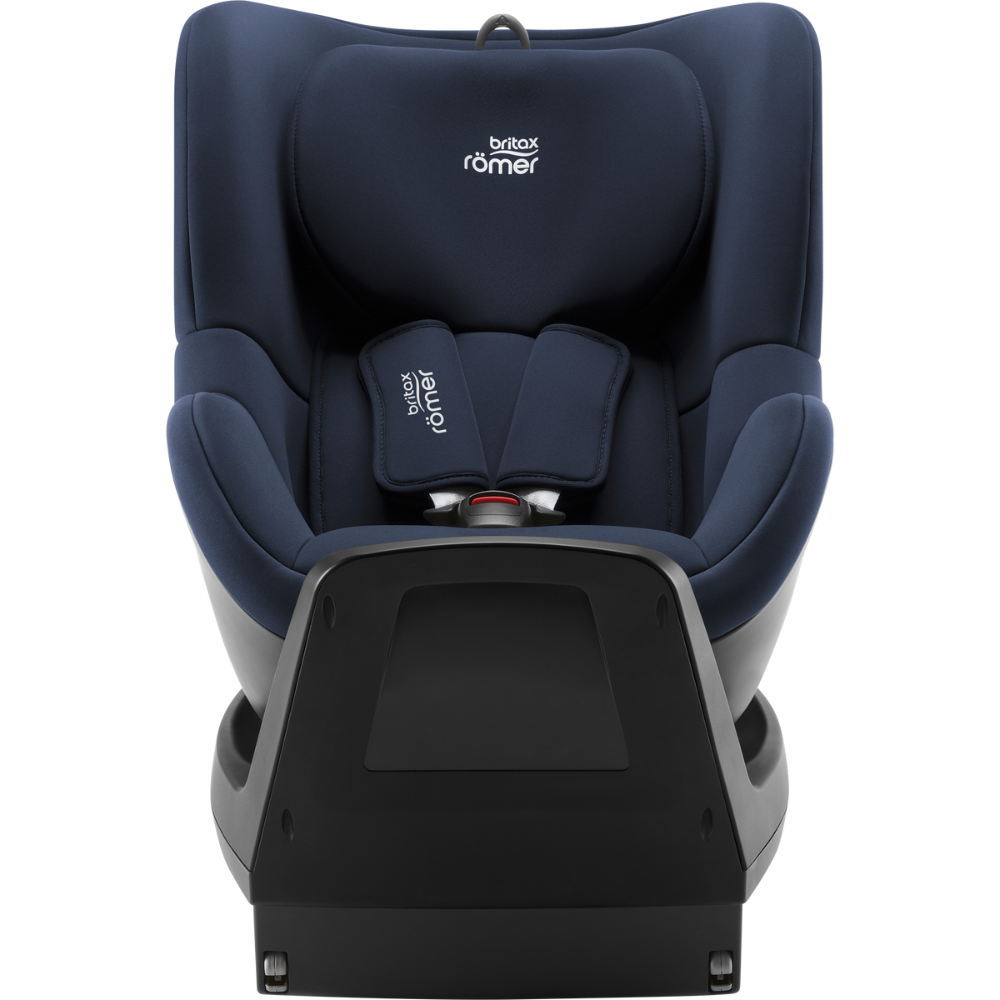Scaun auto rotativ pentru copii cu baza inclusa Dualfix M Plus i-size, 61-105 cm, Moonlight Blue, Britax 580068