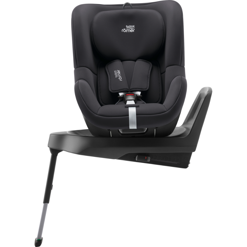 Scaun auto rotativ pentru copii cu baza inclusa Dualfix M Plus i-size, 61-105 cm, Midnight Grey, Britax 580083