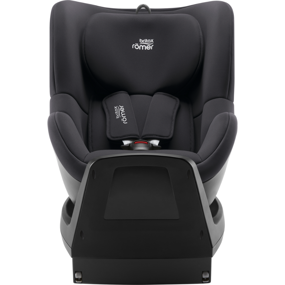 Scaun auto rotativ pentru copii cu baza inclusa Dualfix M Plus i-size, 61-105 cm, Midnight Grey, Britax 580079