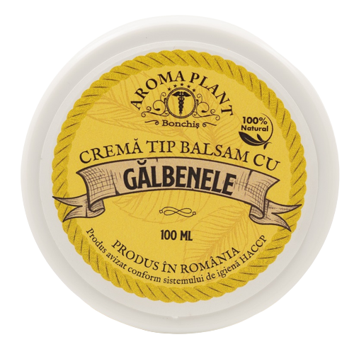 Crema Tip Balsam cu Galbenele, 100 g, Aroma Plant