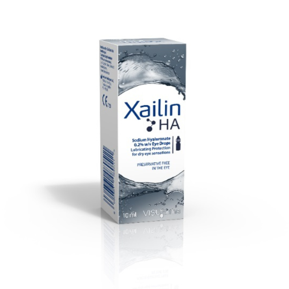 Picaturi oftalmice Xailin Plus HA 0.2%, 10 ml, Visufarma