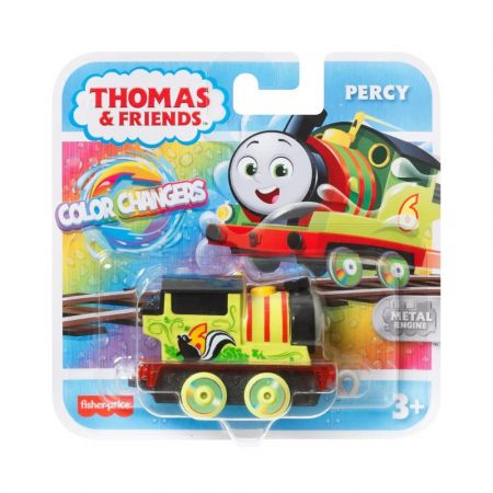 Locomotiva metalica Color Changers, Percy, Thomas