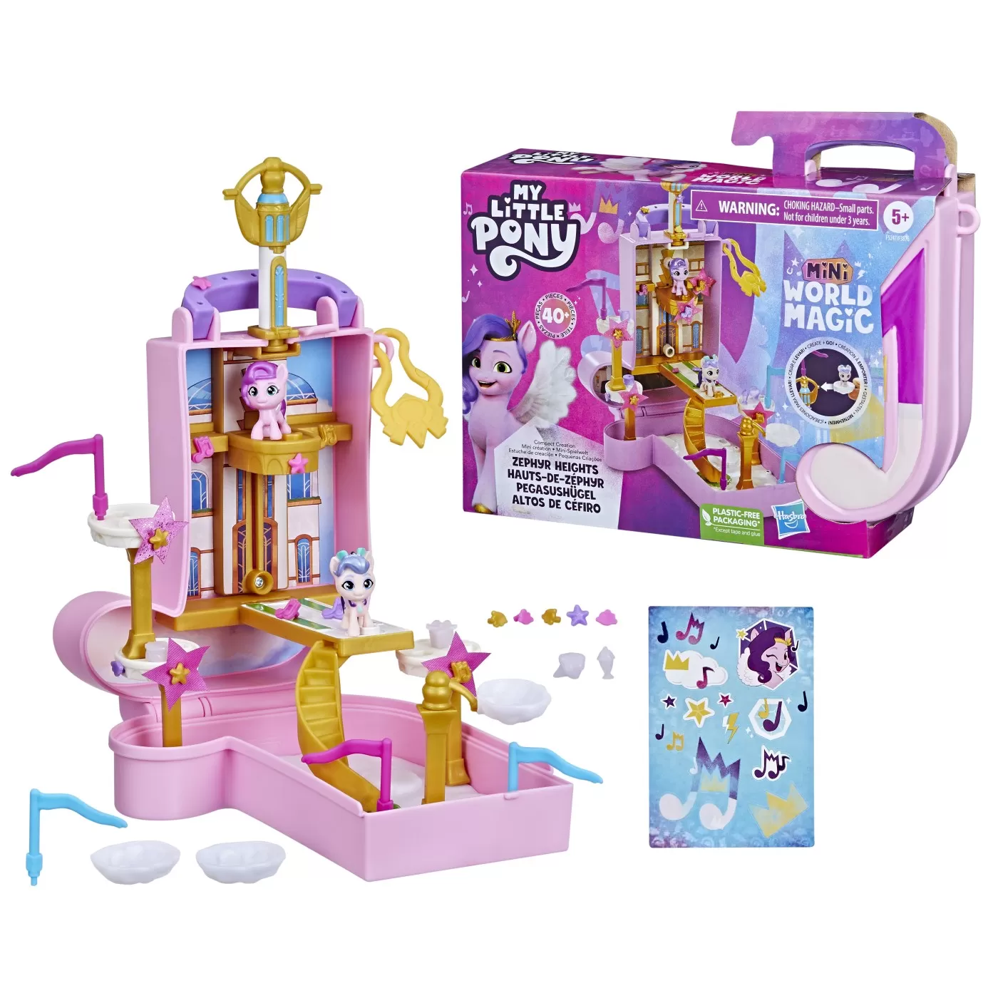 Joc de creatie My Little Pony Mini World Magic, Zephyr Heights, Hasbro