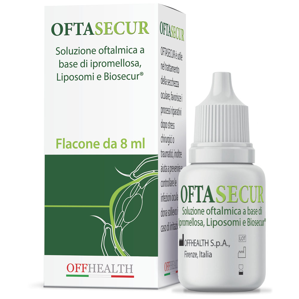 Solutie oftalmica lubrifianta Oftasecur, 8 ml, OffHealth