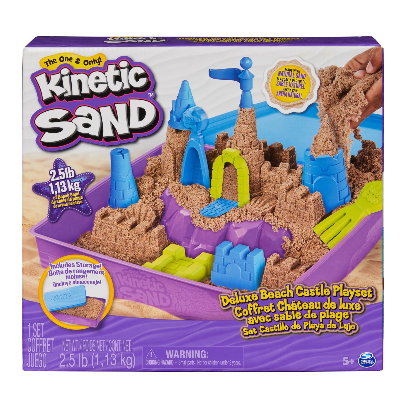 Nisip Kinetic Regatul Nisipului de Plaja, Spin Master