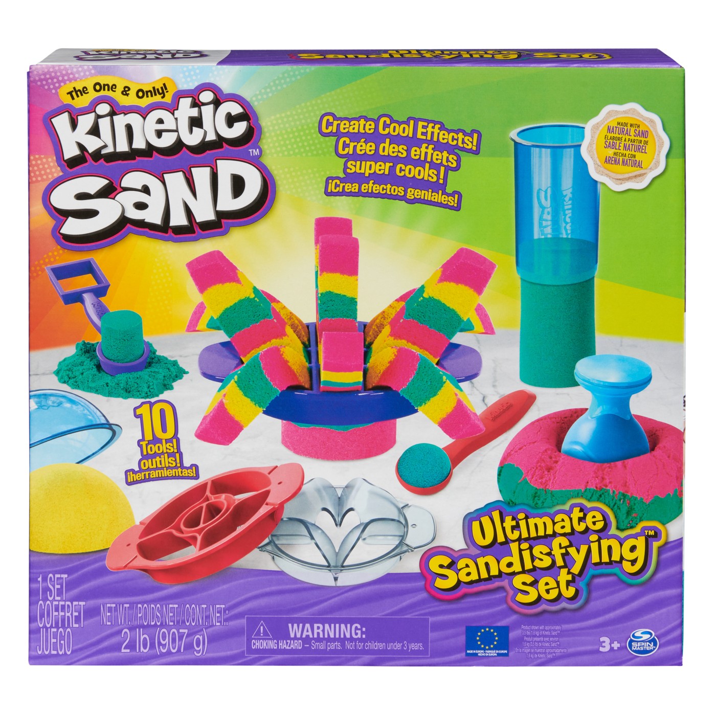 Nisip Kinetic Set Ultimate Sandisfying, Spin Master