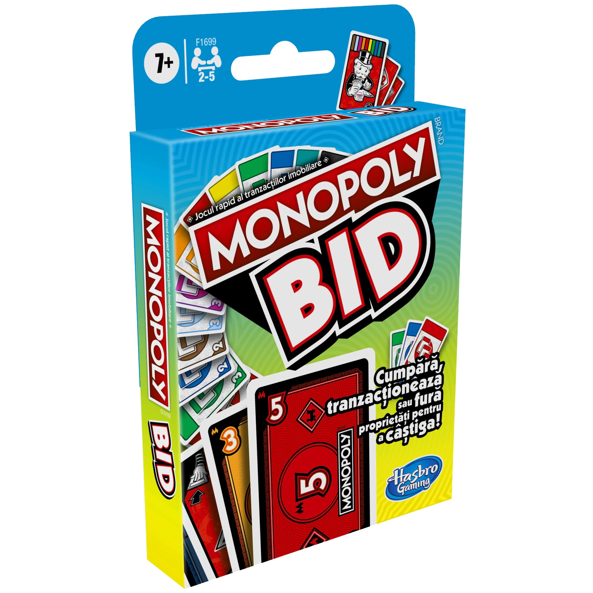 Joc de carti Monopoly Bid, Hasbro