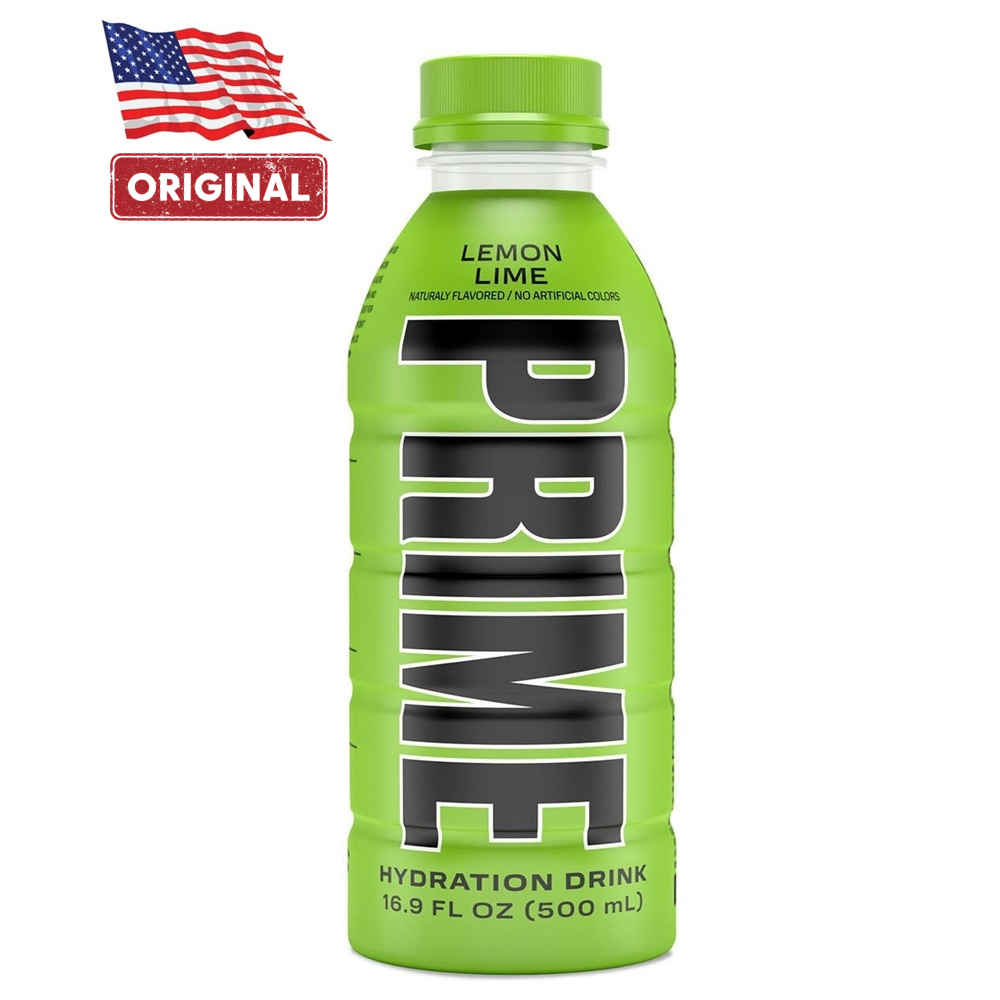 Bautura Prime pentru rehidratare cu aroma de lamaie si lime Hydration Drink USA, 500 ml, GNC