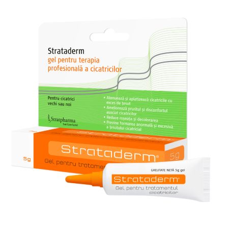 Gel profesional pentru terapia cicatricilor Strataderm, 5 g, Meditrina Pharmaceuticals 
