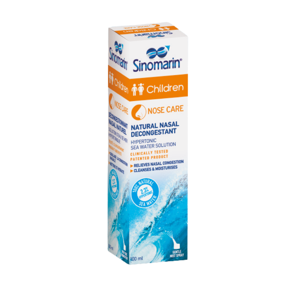Sinomarin Spray decongestionant nazal hipertonic pentru copii, +1 luna, 100 ml, Gerolymatos International