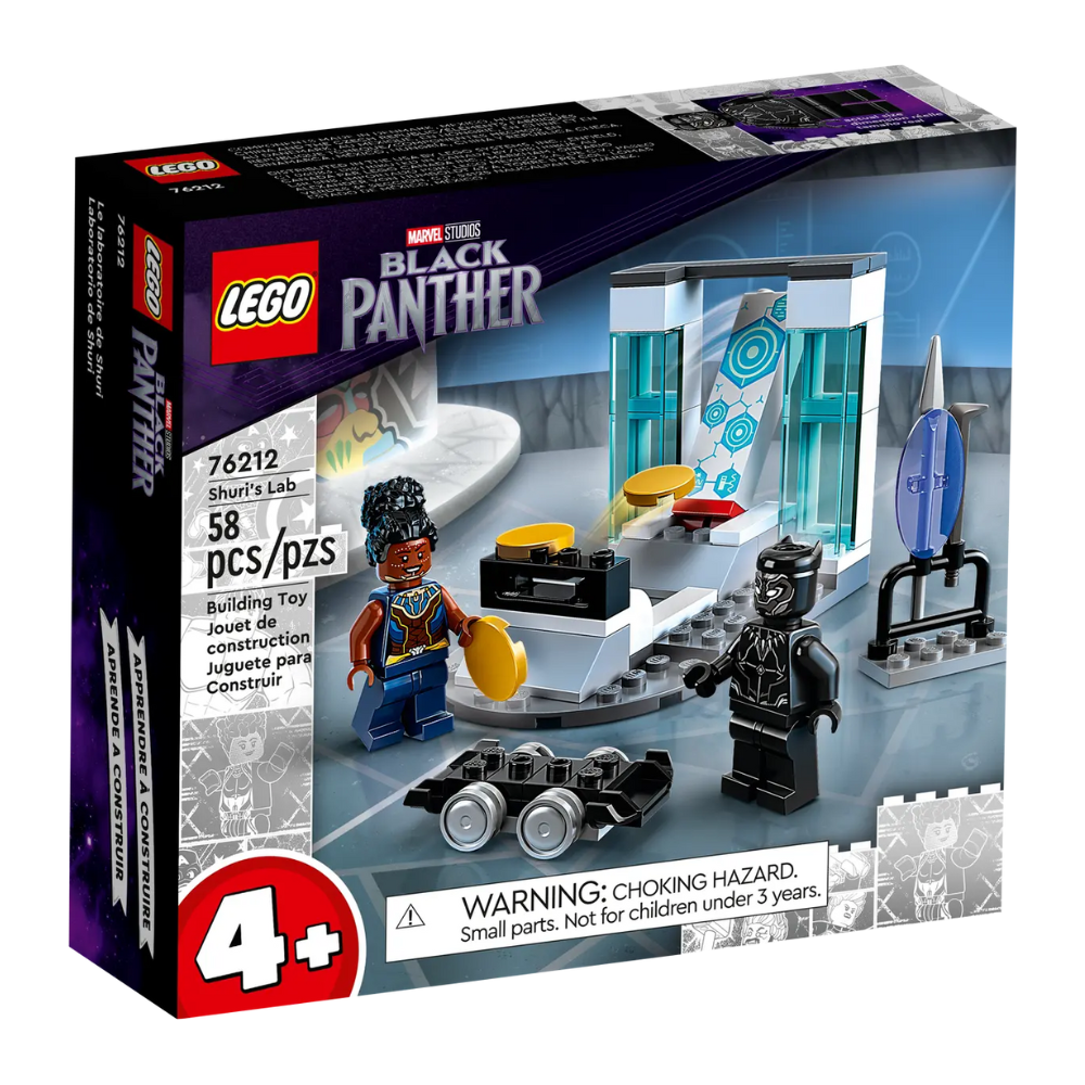 Laboratorul lui Shuri, 4 ani+, 76212, Lego Marvel