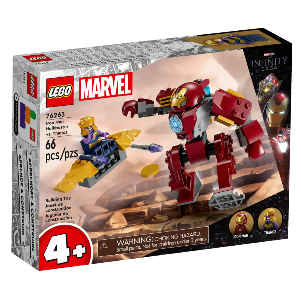 Iron Man Hulkbuster vs Thanos, 4 ani+, 76263, Lego Marvel