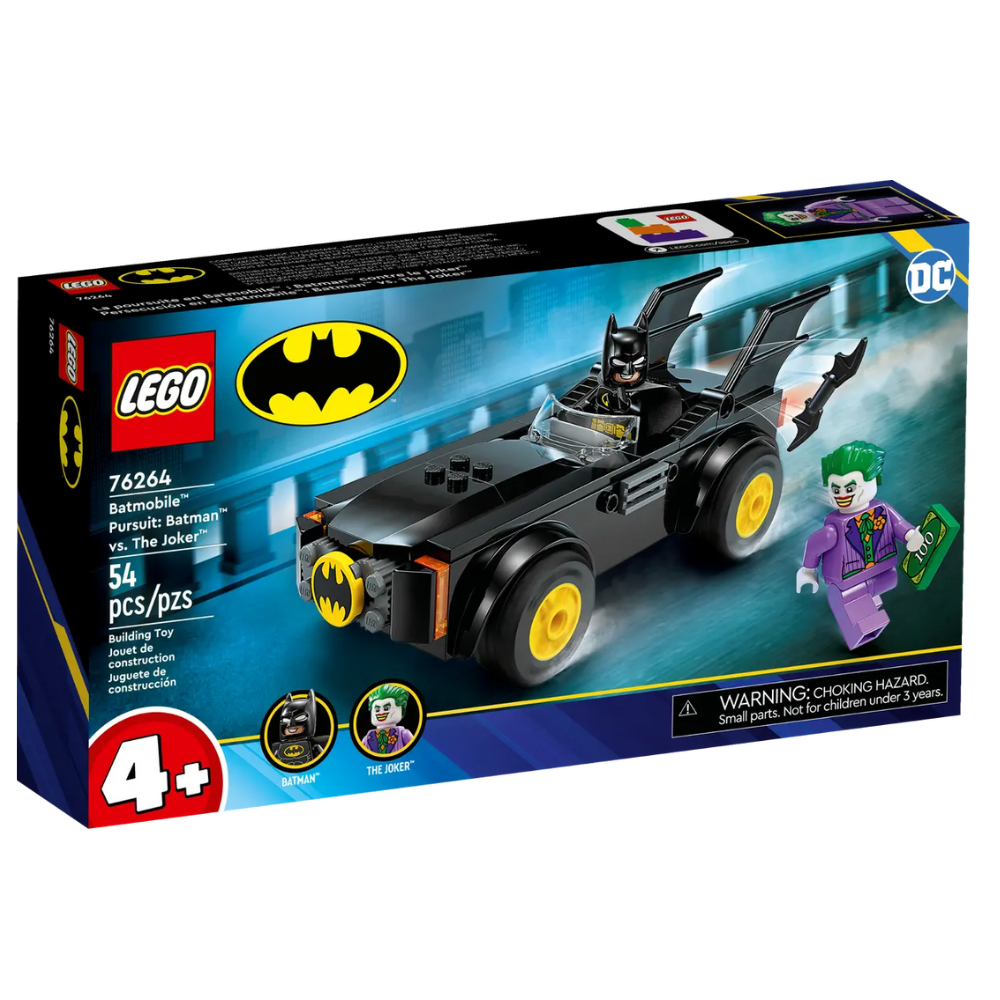 Urmarire pe Batmobile - Batman contra Joker, 4 ani+, 76264, Lego DC