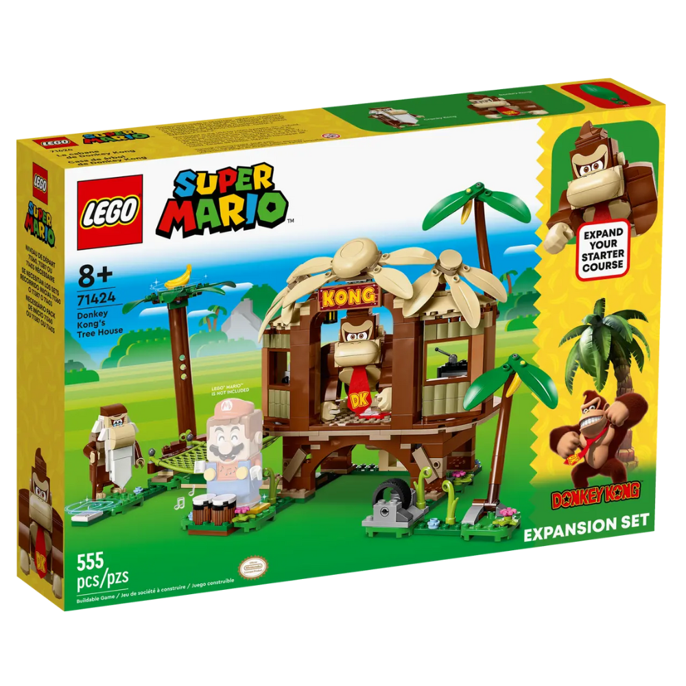 Set de extindere Casa din copac a lui Donkey Kong, 8 ani +, 71424, Lego Super Mario
