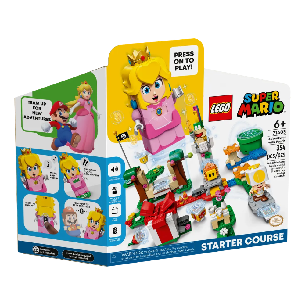 Set de baza Aventuri cu Peach, 6 ani+, 71403, Lego Super Mario