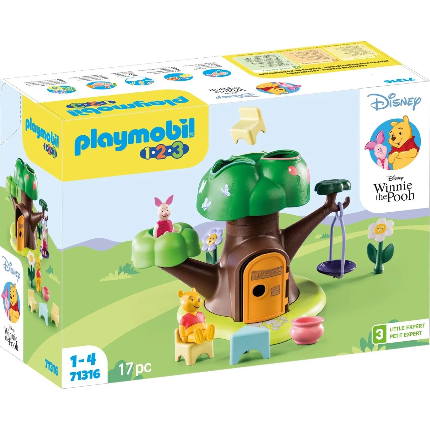 Casa din copac a lui Winnie si Piglet 1.2.3 Disney, Playmobil