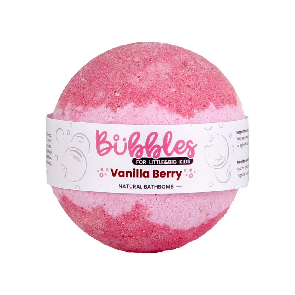 Bila de baie pentru copii Vanilla Berry, 3 ani+, 115 g, Bubbles