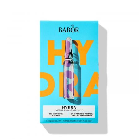 Fiole pentru hidratarea tenului Hydra, 7 fiole x 2 ml, Babor