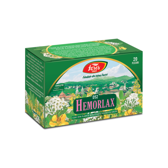 Ceai Hemorlax, 20 plicuri, Fares