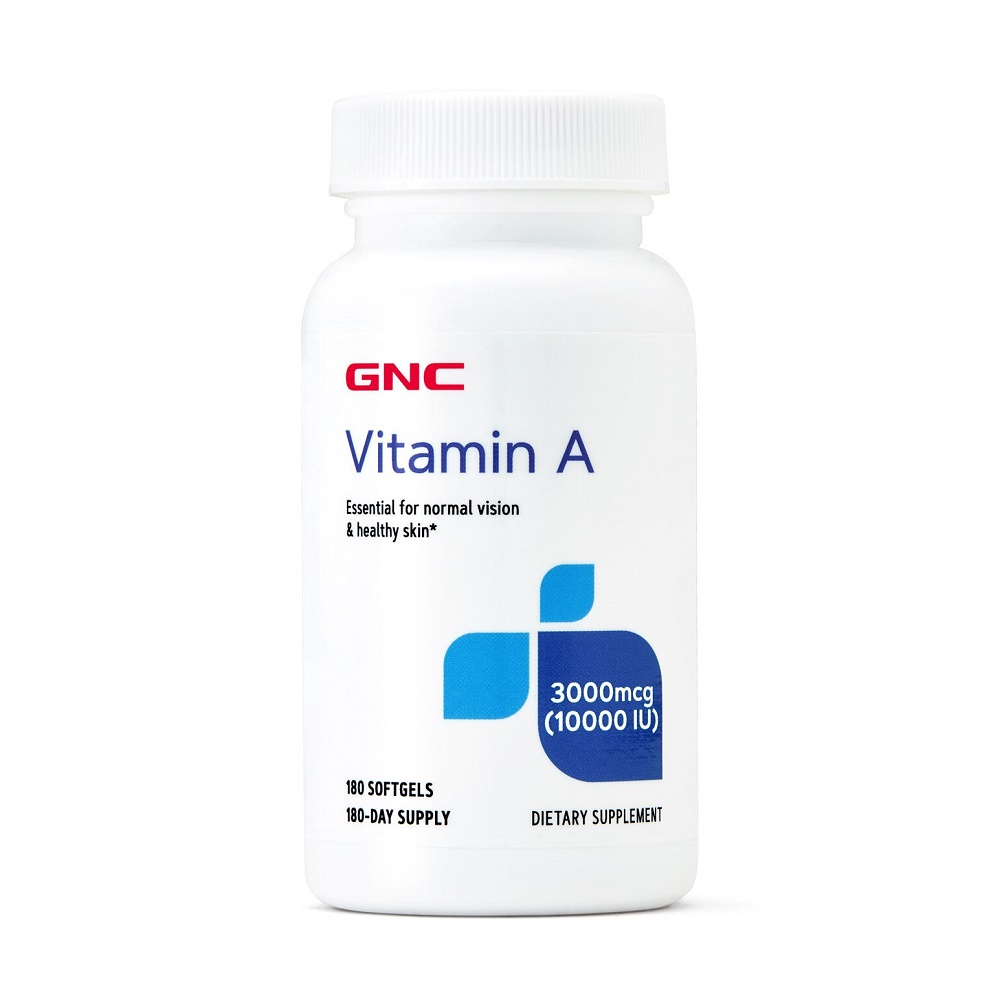 Vitamina A, 3000mcg, 180 capsule, GNC