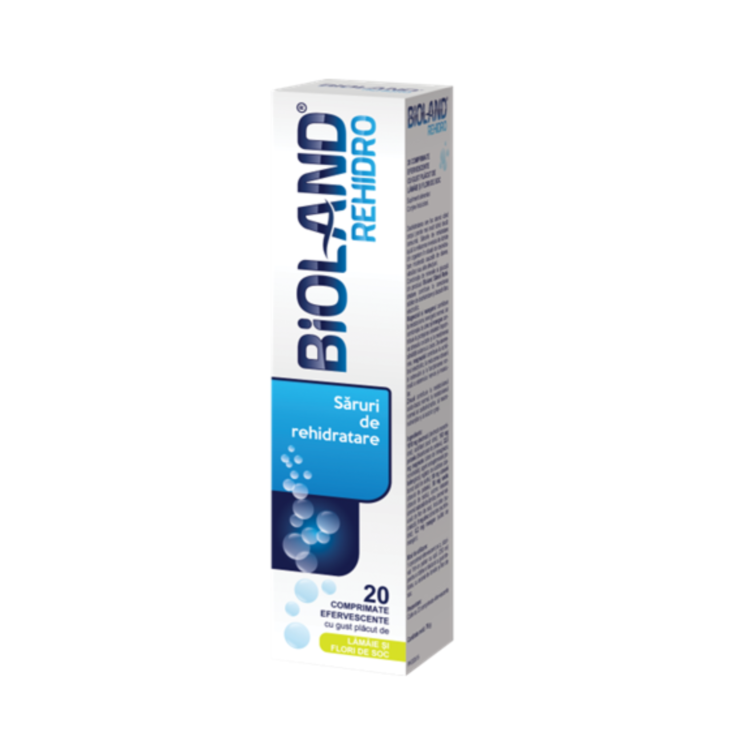 Saruri de rehidratare Rehidro, 20 comprimate efervescente, Bioland