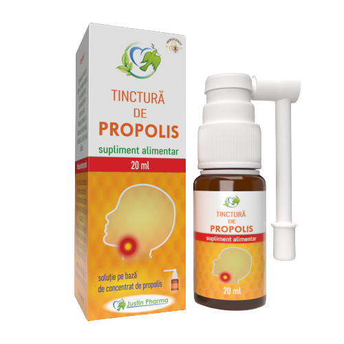 Tinctura de propolis, 20 ml, Justin Pharma